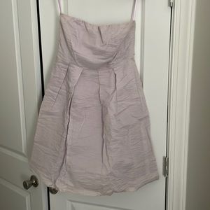 Strapless lilac J. Crew dress